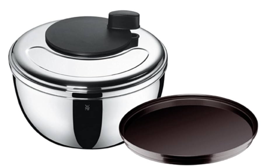 Amazon.com: WMF Salad Spinner, Stainless Steel, Silver, 25.4
